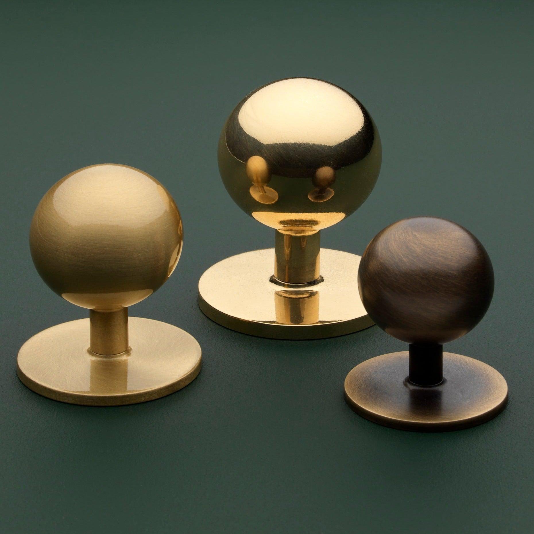 Brass Sandringham Cupboard Handles-Cabinet Handles-Yester Home