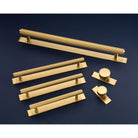 Brass Stirling Cupboard Handles-Cabinet Handles-Yester Home