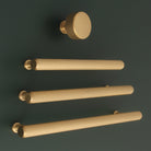 Brass Stirling Cupboard Handles-Cabinet Handles-Yester Home