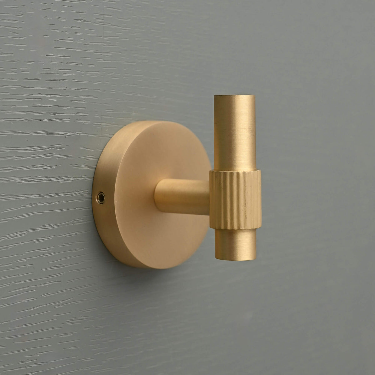Claverley Brass T Hook - Coat Hooks - Yester Home - Yester Home