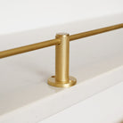 Knurled Gallery Shelf Rail | Brushed Satin Brass Lacquered - Gallery Rails - Yester Home - Yester Home