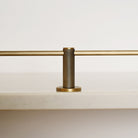 Knurled Gallery Shelf Rail | Aged Brushed Brass - Gallery Rails - Yester Home - Yester Home