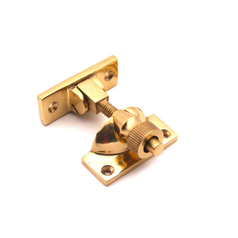 Brighton Fastener Polished Brass-Window Fittings-Yester Home