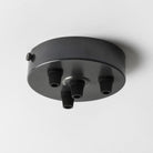 Bronze 100mm Steel Ceiling Rose - All Outlet Options-Ceiling Rose-Yester Home