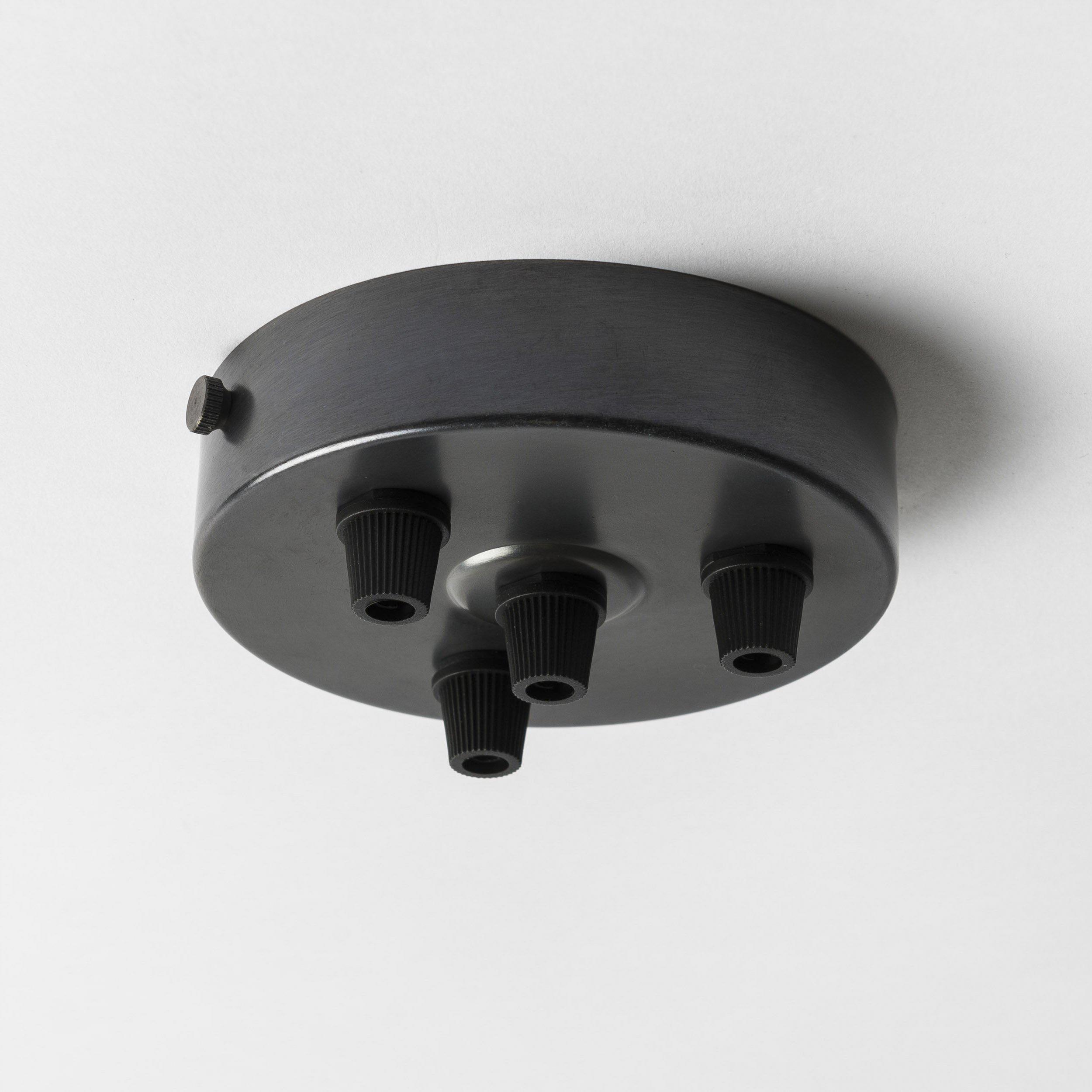 Bronze 100mm Steel Ceiling Rose - All Outlet Options-Ceiling Rose-Yester Home