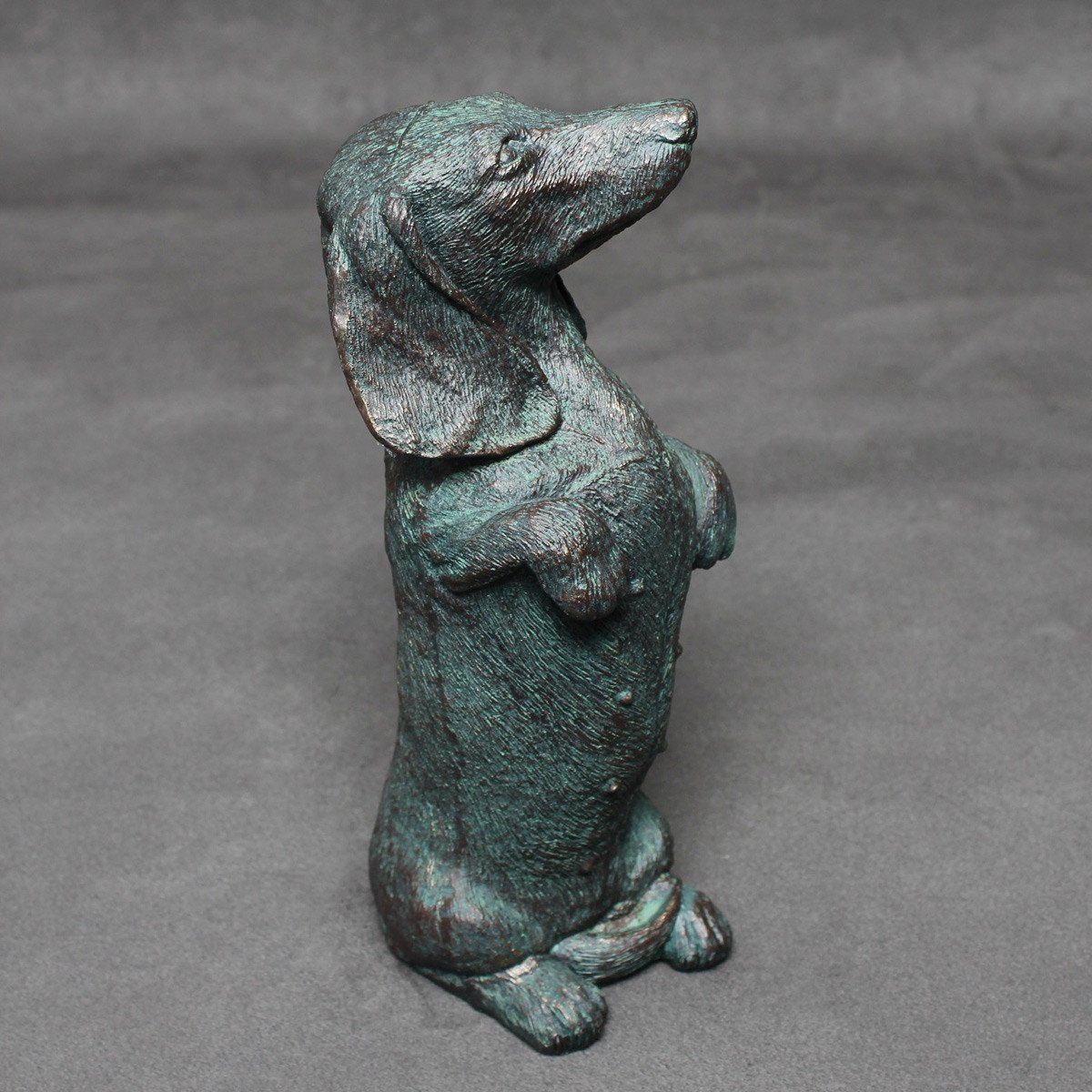 Bronzed Dachshund Ornament-Ornaments-Yester Home