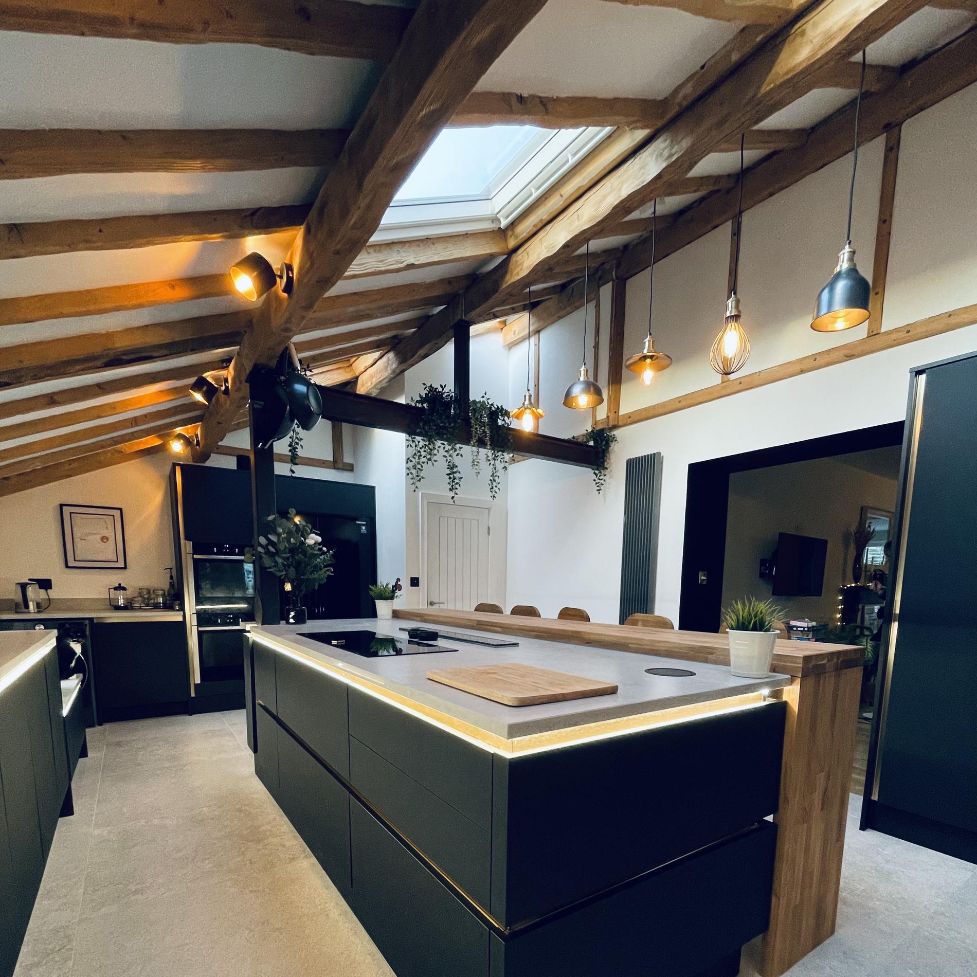 Brooklyn 5 Wire Pendant - Brass - Includes Shades-Ceiling Lights-Yester Home