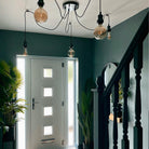 Brooklyn 5 Wire Pendant - Pewter-Ceiling Lights-Yester Home