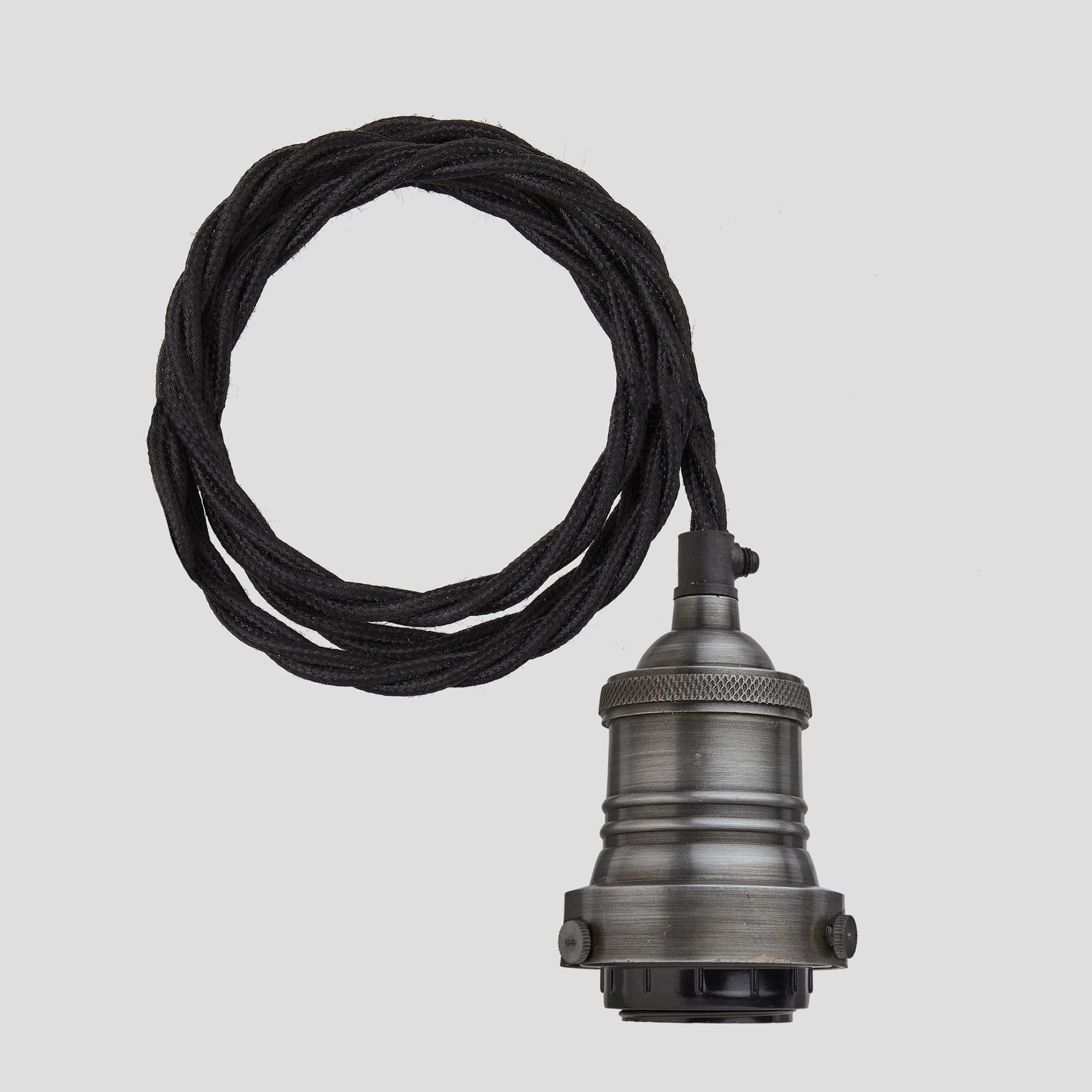 Brooklyn Dome 3 Wire Cluster Lights - 8 inch - Pewter & Brass-Ceiling Lights-Yester Home