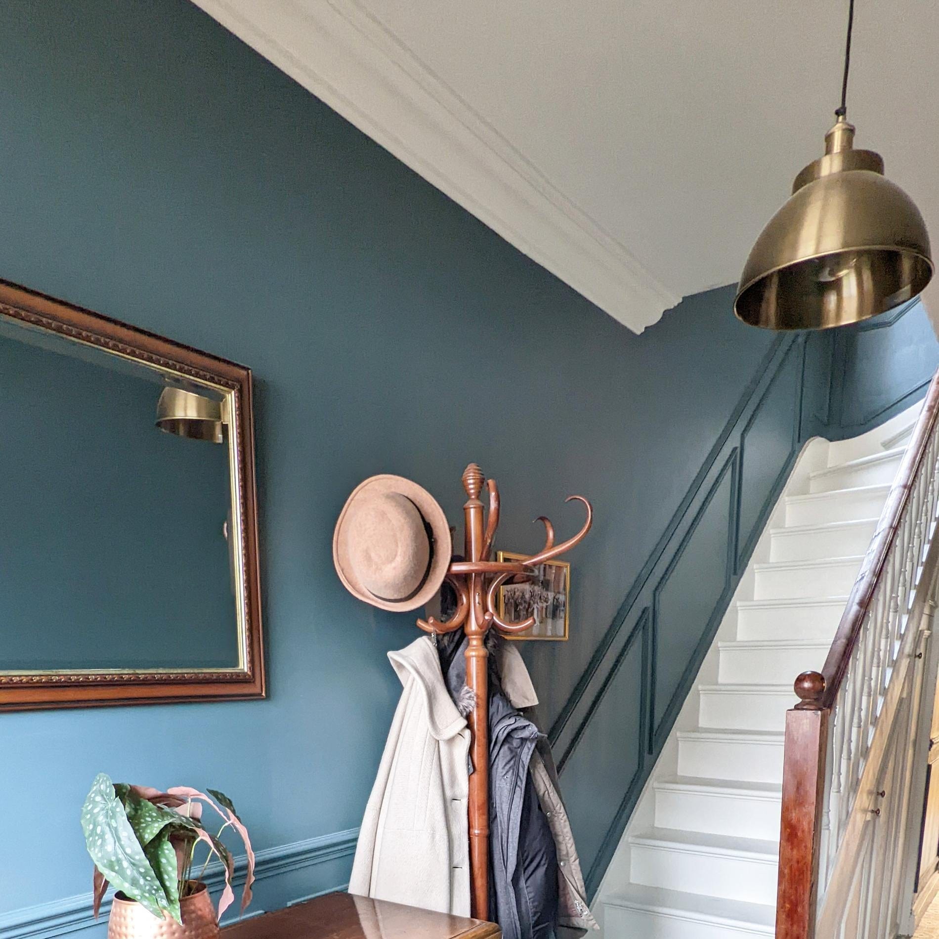 Brooklyn Dome Pendant - 13 Inch - Brass-Ceiling Lights-Yester Home