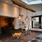Brooklyn Dome Pendant Light - 8 Inch - Copper-Ceiling Lights-Yester Home