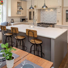 Brooklyn Dome Pendant Light - 8 Inch - Pewter-Ceiling Lights-Yester Home