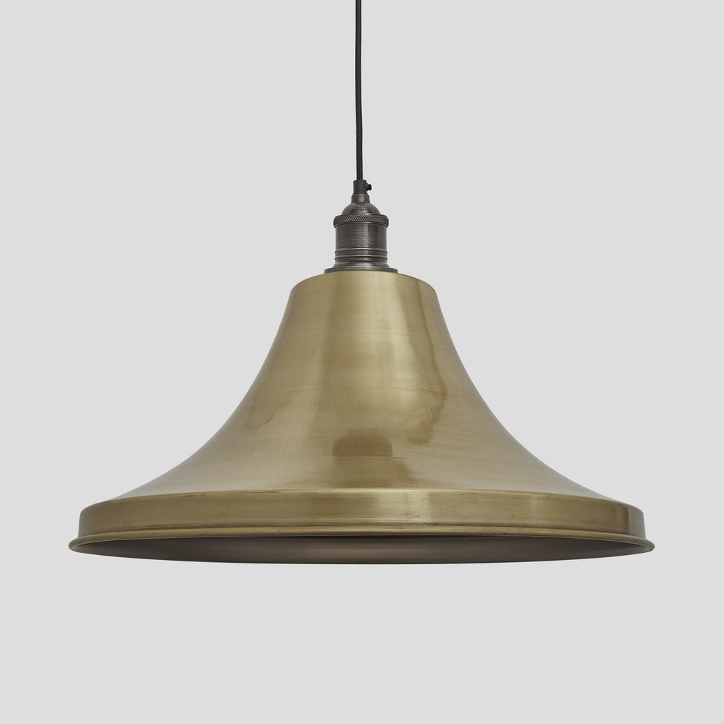 Brooklyn Giant Bell Pendant - 20 Inch - Brass-Ceiling Lights-Yester Home
