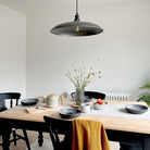 Brooklyn Giant Bowl Pendant - 24 Inch - Pewter-Ceiling Lights-Yester Home