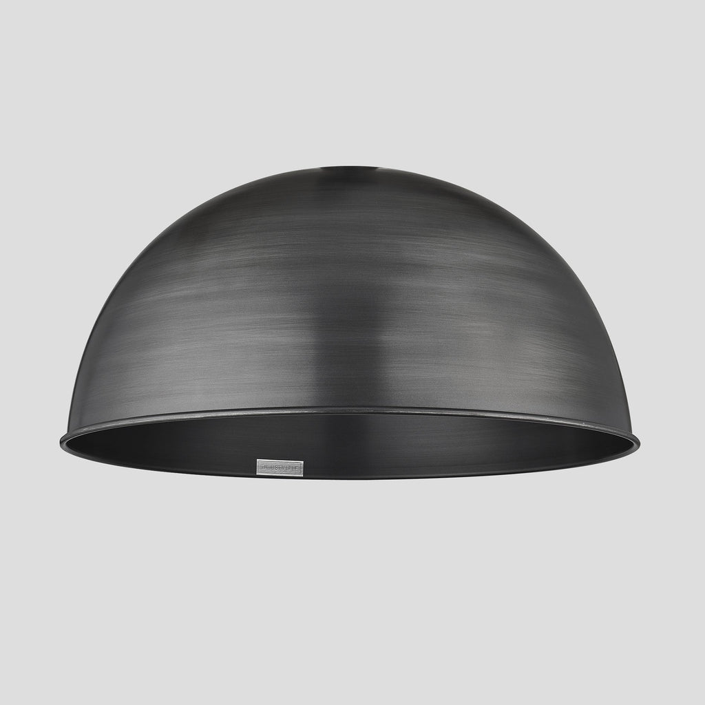 Brooklyn Giant Dome Pendant - 24 Inch - Pewter-Ceiling Lights-Yester Home