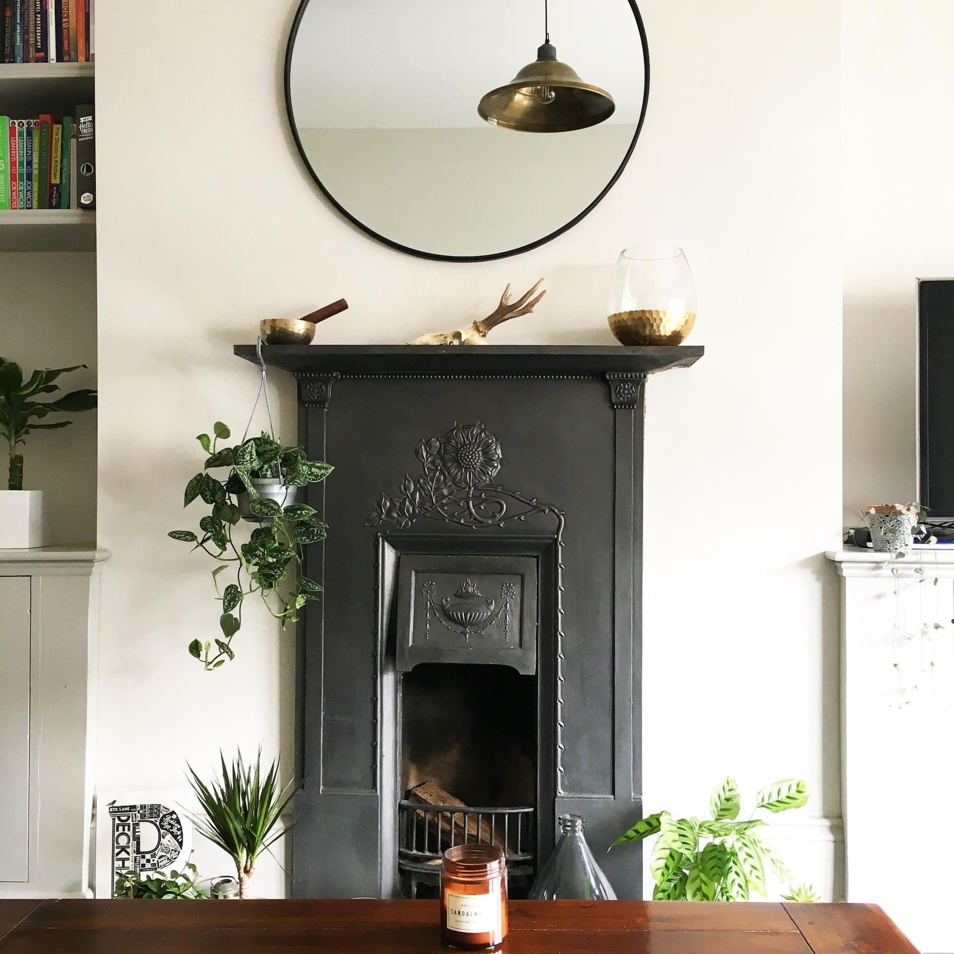 Brooklyn Giant Hat Pendant - 21 Inch - Brass-Ceiling Lights-Yester Home