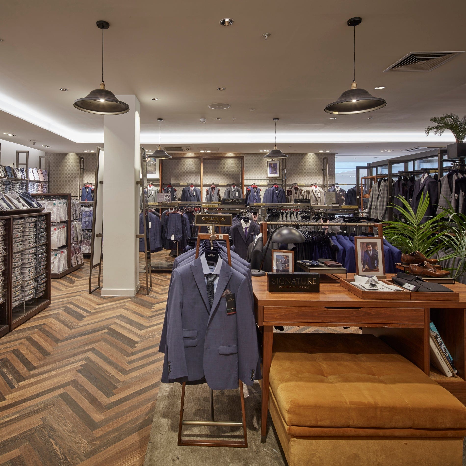 Brooklyn Giant Hat Pendant - 21 Inch - Pewter-Ceiling Lights-Yester Home