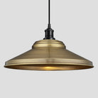 Brooklyn Giant Step Pendant - 18 Inch - Brass-Ceiling Lights-Yester Home