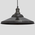Brooklyn Giant Step Pendant - 18 Inch - Pewter-Ceiling Lights-Yester Home
