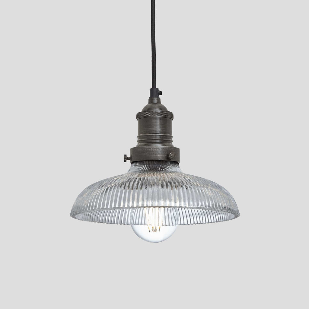 Brooklyn Glass Dome Pendant - 8 Inch-Ceiling Lights-Yester Home