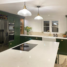 Brooklyn Glass Dome Pendant Light - 12 Inch-Ceiling Lights-Yester Home