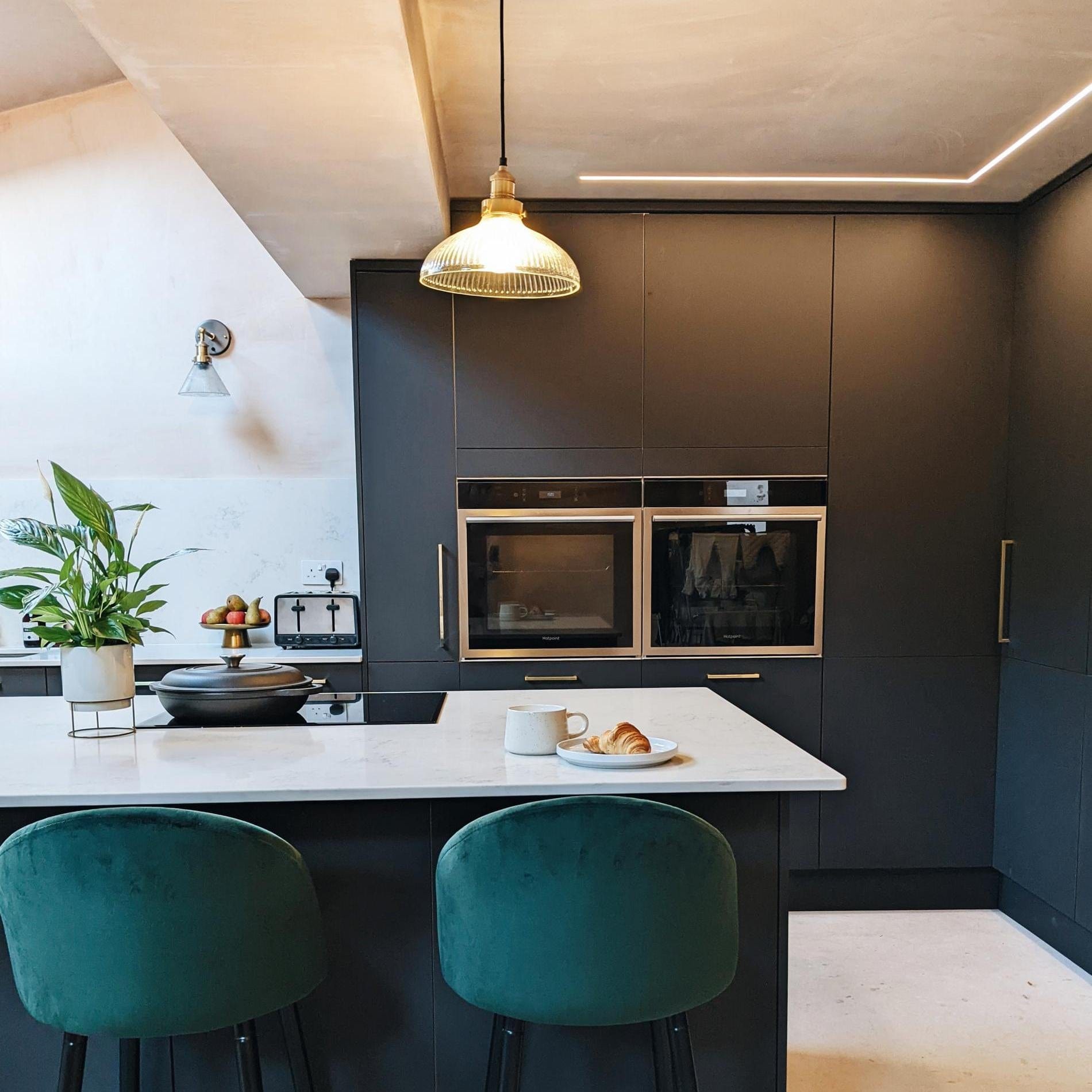 Brooklyn Glass Dome Pendant Light - 12 Inch-Ceiling Lights-Yester Home