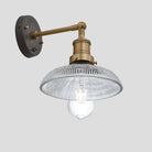 Brooklyn Glass Dome Wall Light - 8 Inch-Wall Lights-Yester Home