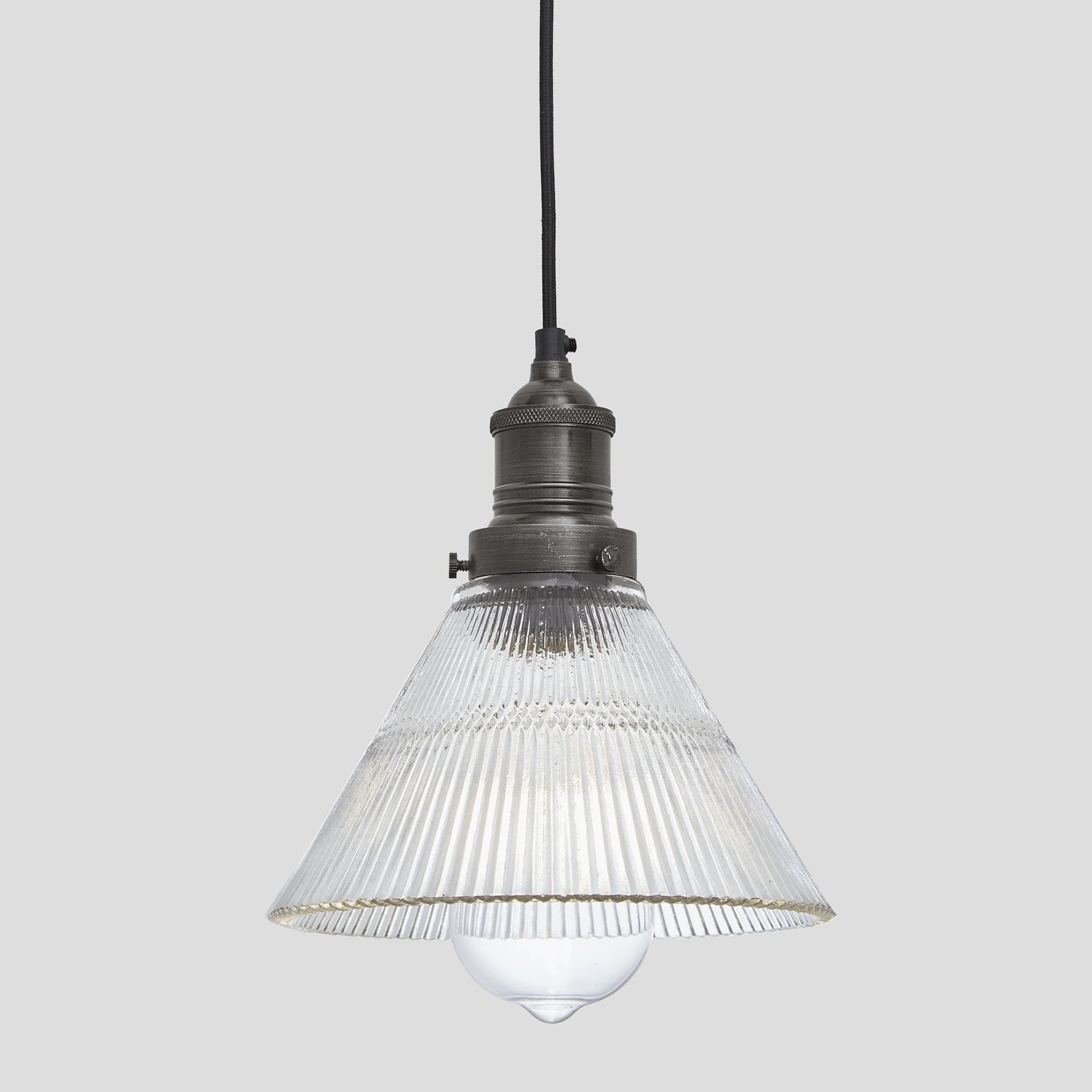 Brooklyn Glass Funnel Pendant - 7 Inch-Ceiling Lights-Yester Home