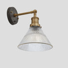 Brooklyn Glass Funnel Wall Light - 7 Inch-Wall Lights-Yester Home
