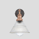 Brooklyn Glass Funnel Wall Light - 7 Inch-Wall Lights-Yester Home