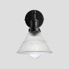 Brooklyn Glass Funnel Wall Light - 7 Inch-Wall Lights-Yester Home