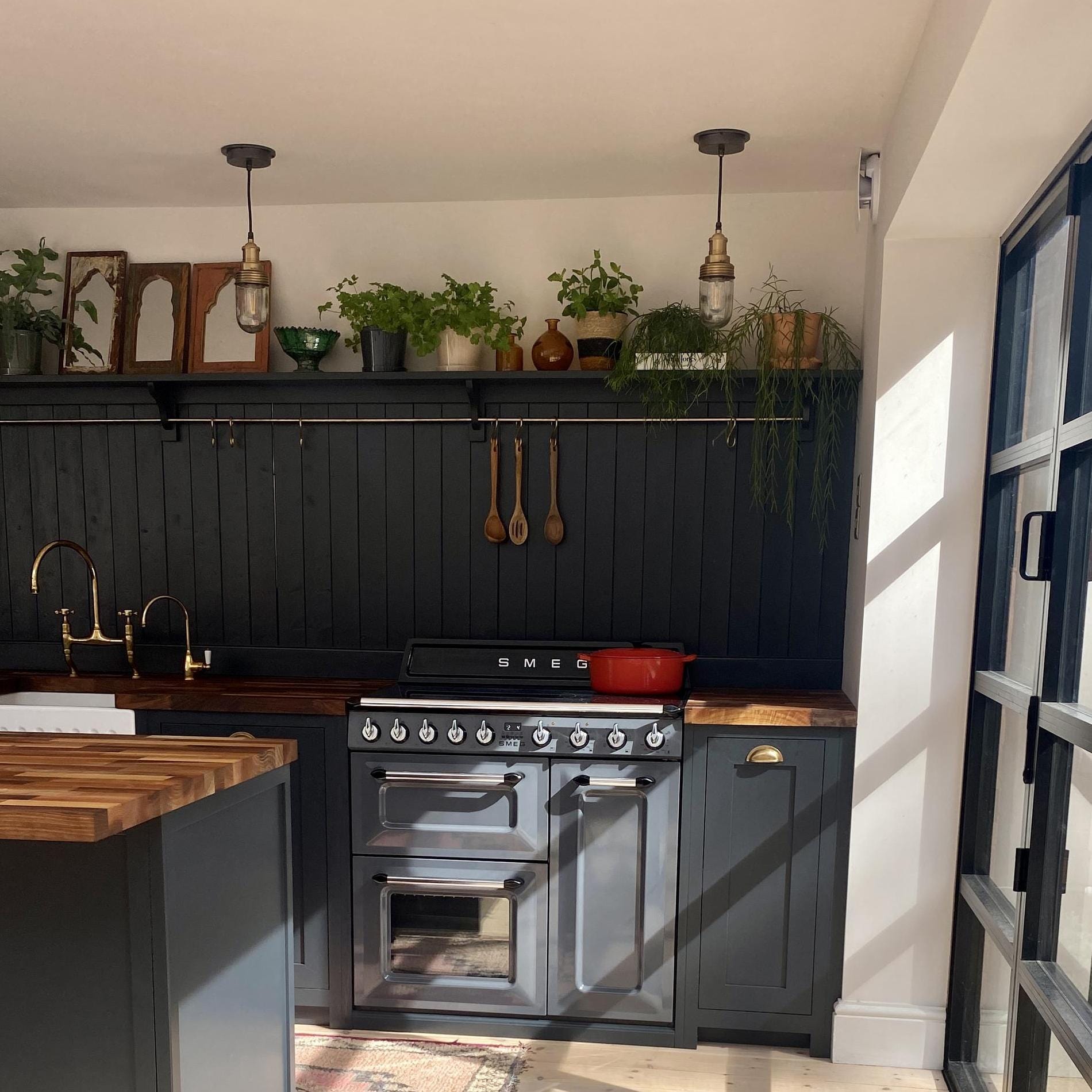 Brooklyn Outdoor & Bathroom Pendant - Brass-Ceiling Lights-Yester Home