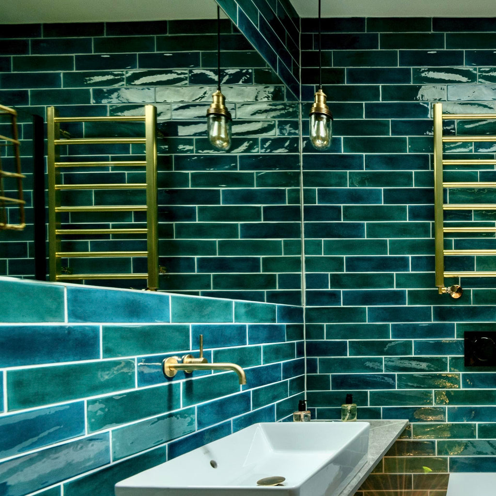 Brooklyn Outdoor & Bathroom Pendant - Brass-Ceiling Lights-Yester Home
