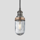 Brooklyn Outdoor & Bathroom Pendant - Pewter-Ceiling Lights-Yester Home