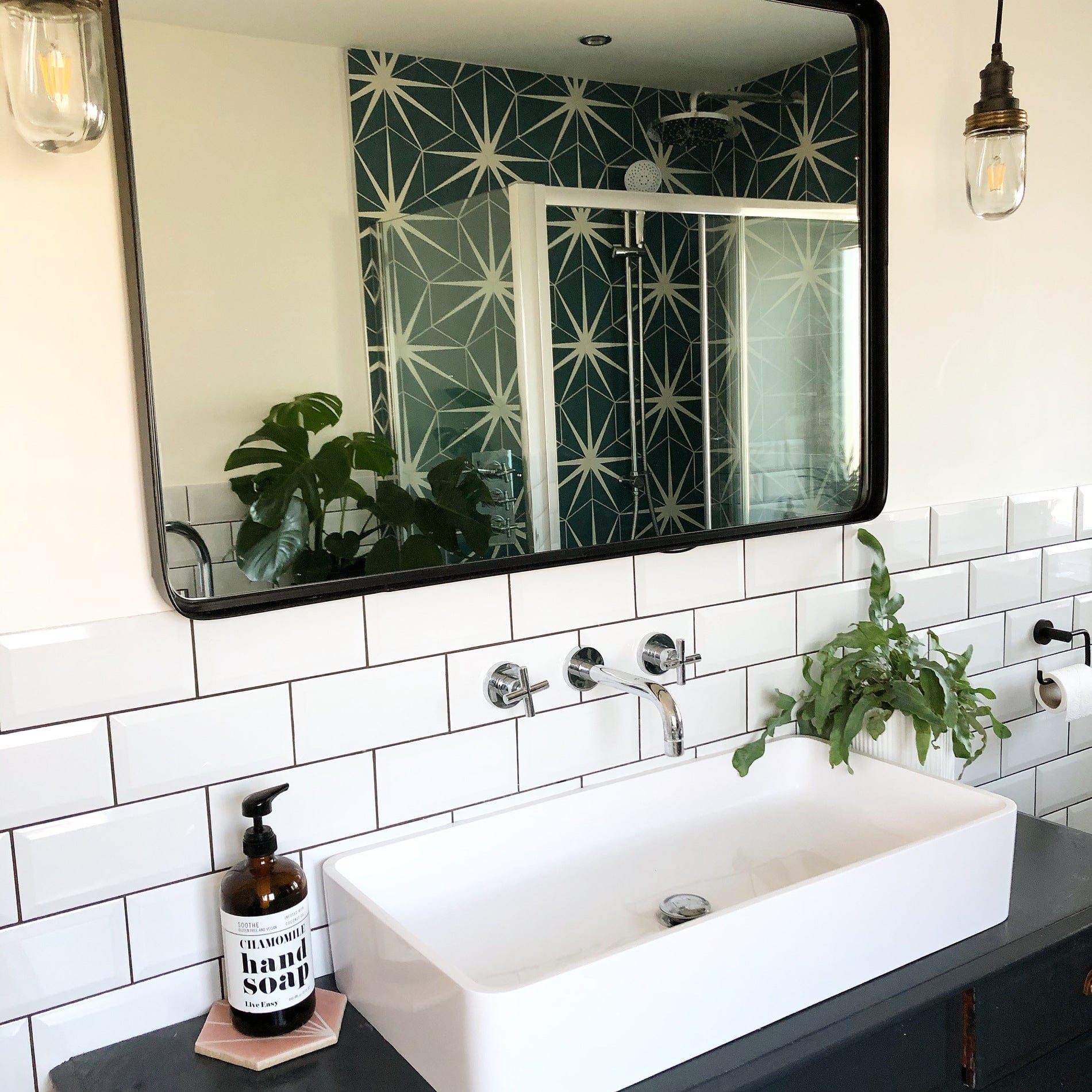 Brooklyn Outdoor & Bathroom Pendant - Pewter-Ceiling Lights-Yester Home