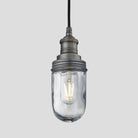 Brooklyn Outdoor & Bathroom Pendant - Pewter-Ceiling Lights-Yester Home