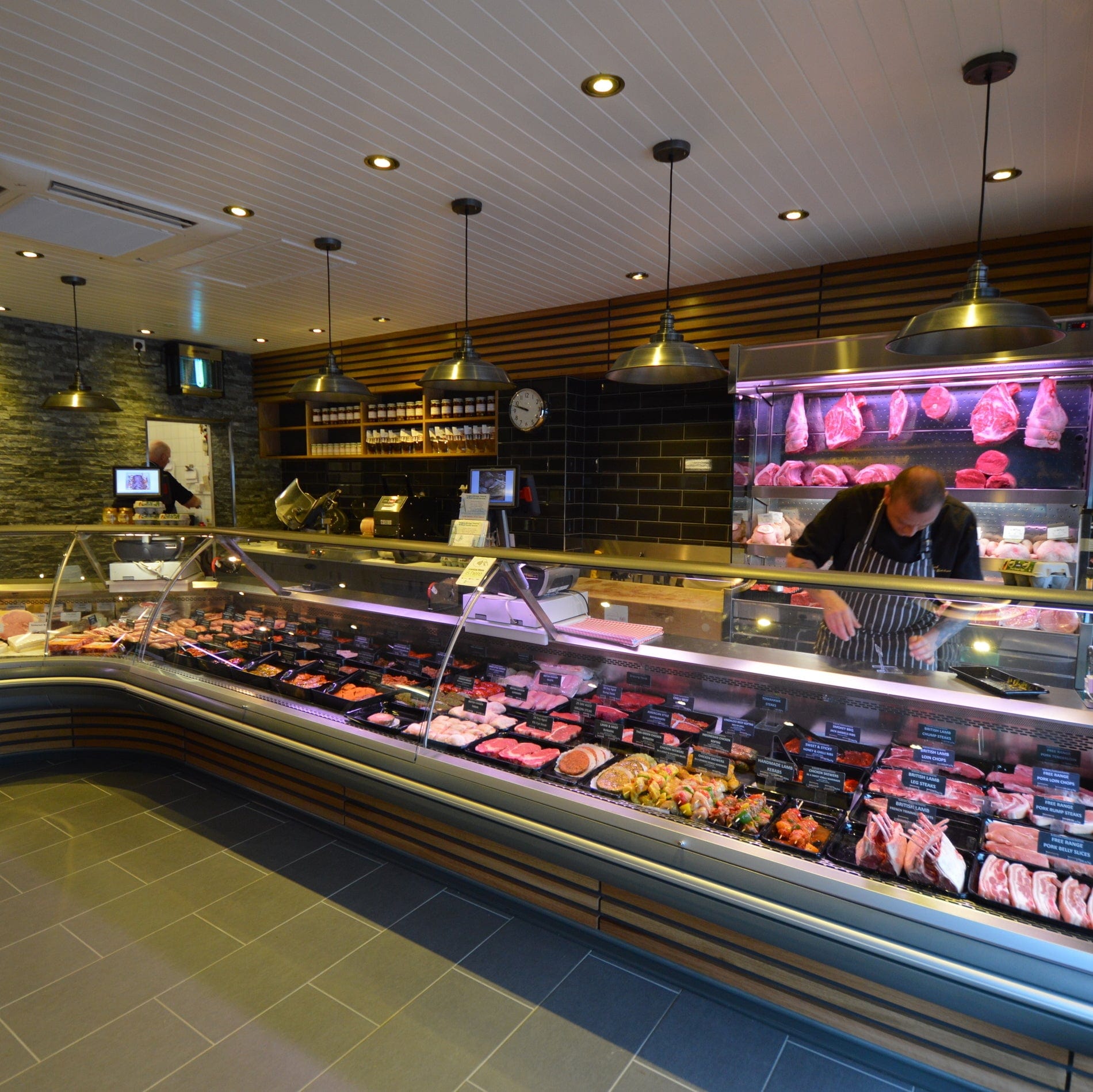 Brooklyn Step Pendant - 16 Inch - Pewter-Ceiling Lights-Yester Home