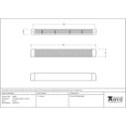 Brown HF Canopy 441mm x 24mm | From The Anvil-Window Ventilation-Yester Home