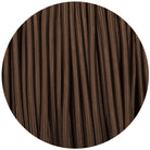 Brown Round Fabric Braided Cable-Fabric Cable-Yester Home