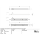 Brown Trimvent 90 Hi Lift Vent 300mm x 22mm | From The Anvil - Window Ventilation - From The Anvil - Yester Home