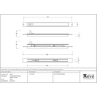 Brown Trimvent 90 Hi Lift Vent 425mm x 22mm | From The Anvil - Window Ventilation - From The Anvil - Yester Home