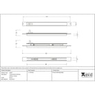 Brown Trimvent 90 Hi Lift Vent 425mm x 22mm | From The Anvil-Window Ventilation-Yester Home
