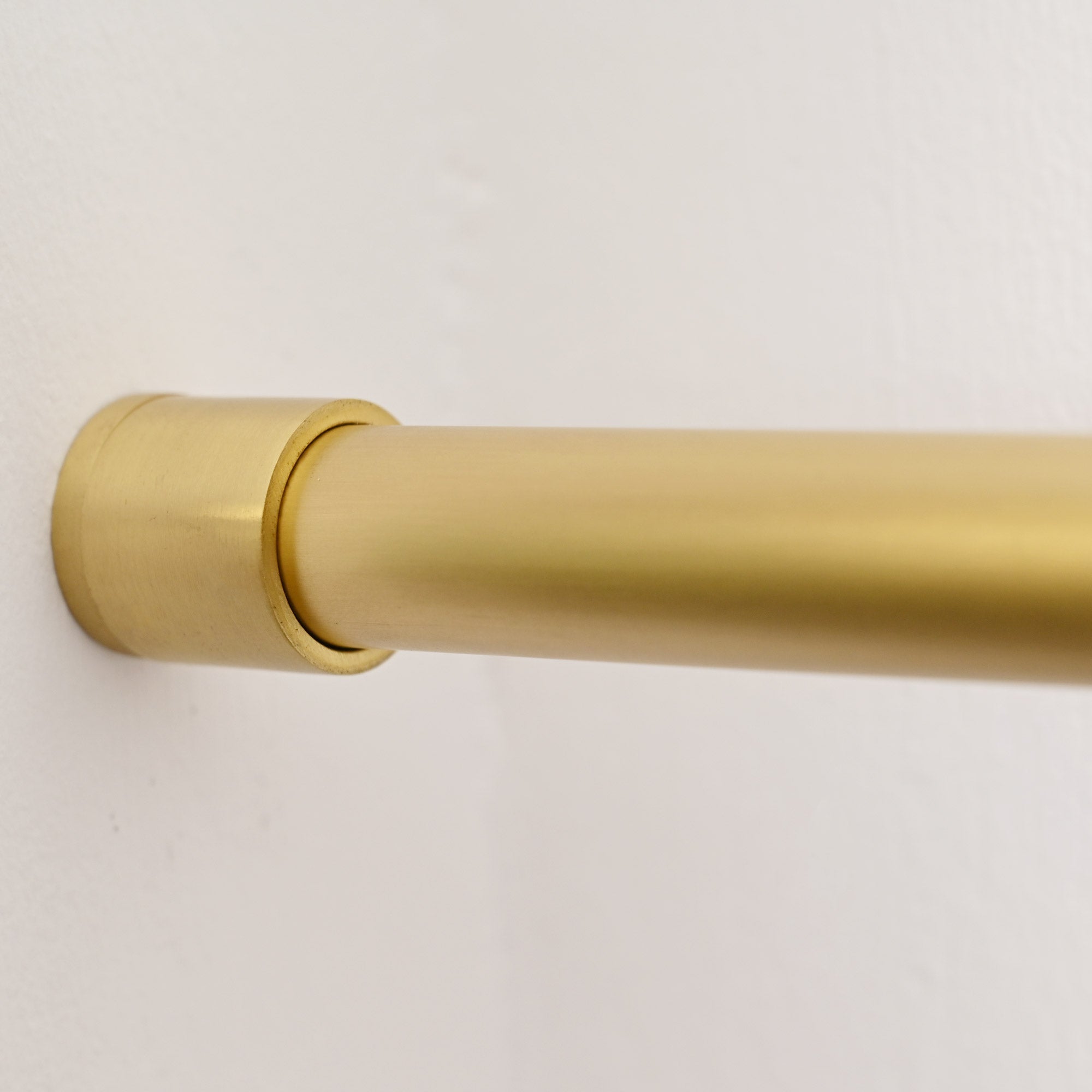 Brushed Satin Brass Hanging Rail | Lacquered | Yester Home