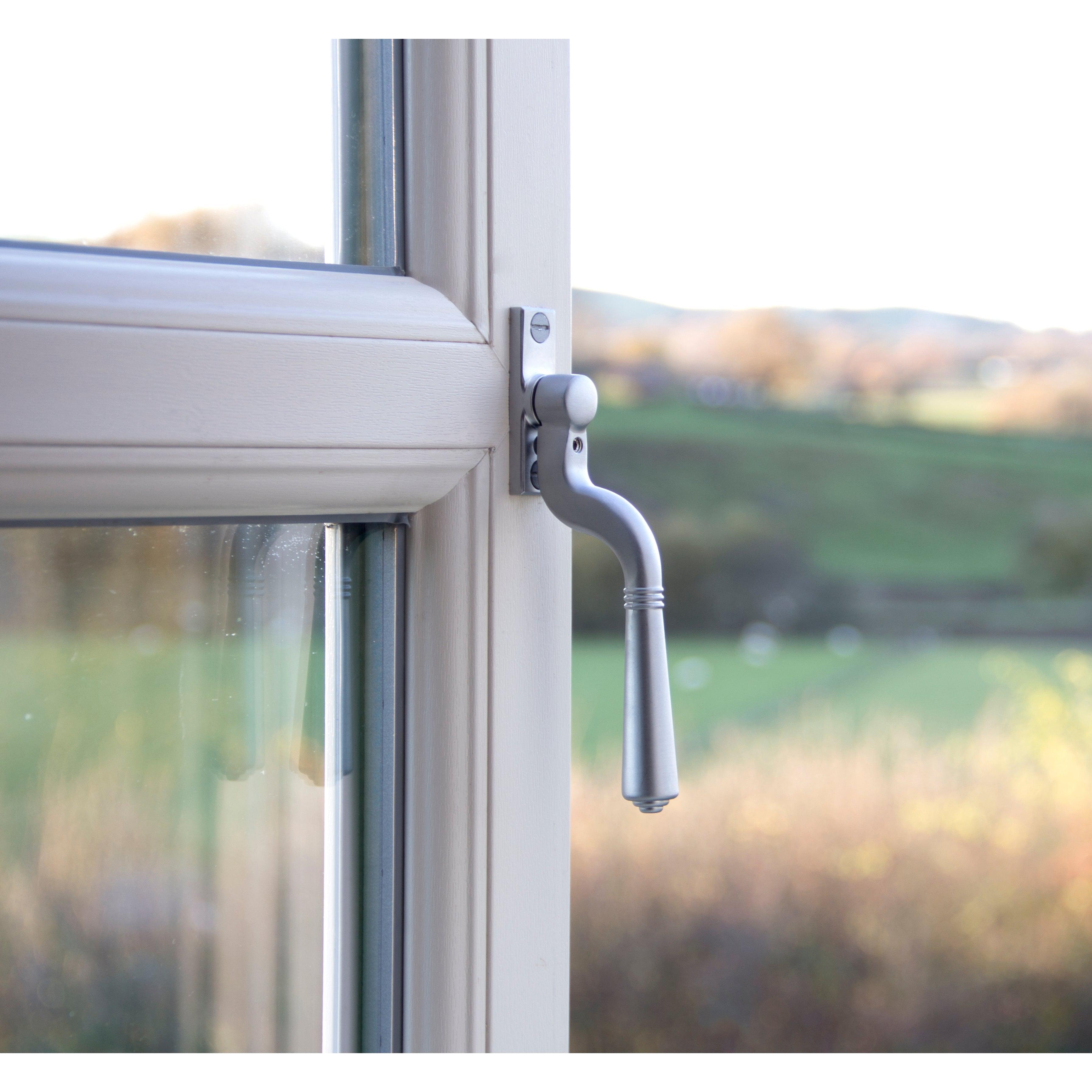 Brushed Satin Chrome Teardrop Espag | From The Anvil-Espag. Fasteners-Yester Home