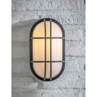 Bulk Head Light in Carbon - Steel-Outdoor Lighting-Yester Home