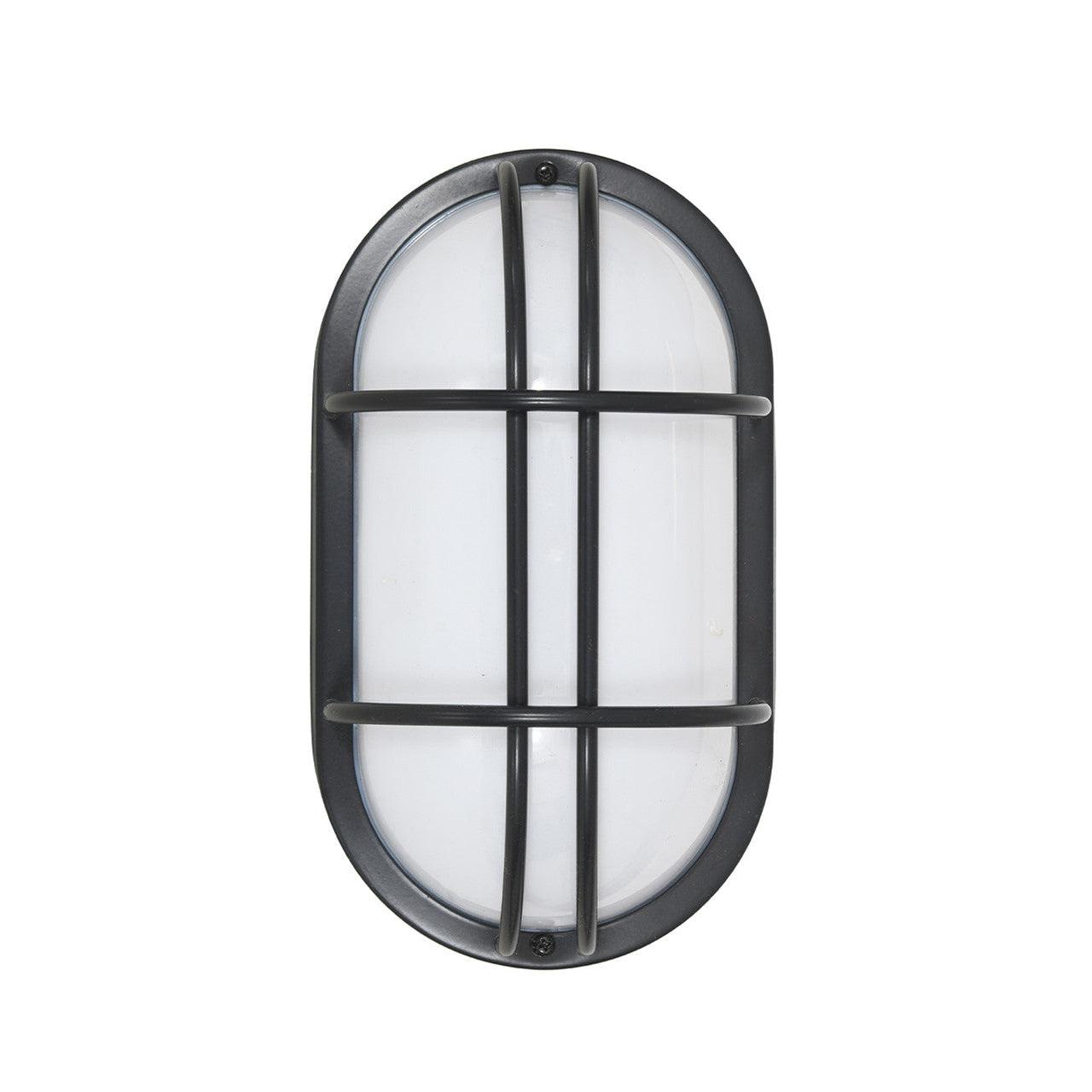 Bulk Head Light in Carbon - Steel-Outdoor Lighting-Yester Home