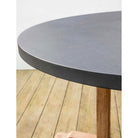 Burcot Round Dining Table | Medium | Slate Grey-Outdoor Dining Tables & Sets-Yester Home