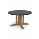 Burcot Round Dining Table | Medium | Slate Grey-Outdoor Dining Tables & Sets-Yester Home