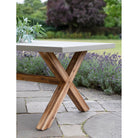 Burford Table, Small in Natural - Polystone-Outdoor Tables-Yester Home