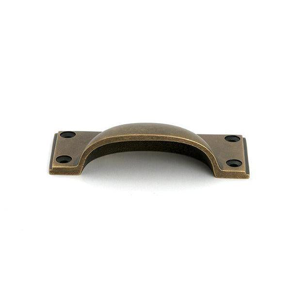 Burnished Brass Art Deco Drawer Pull - Drawer Pulls - From The Anvil - Yester Home